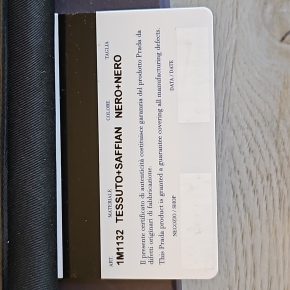 Prada Black Nylon & Saffiano wallet - includes box and card - Picture 13 of 16